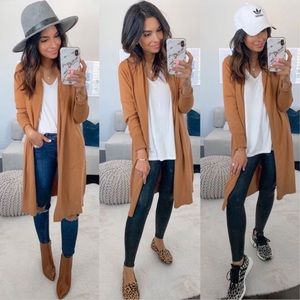 Camel cardigan